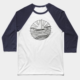 Boat in the sea Baseball T-Shirt